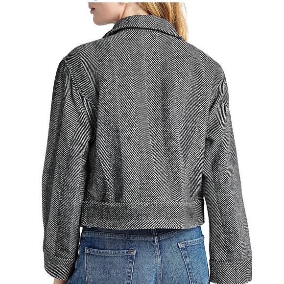 Splendid herringbone blazer moto jacket medium from Evereve - Picture 10 of 10